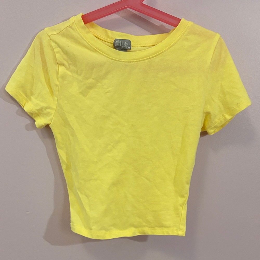 Tilly's Soft Yellow Tee